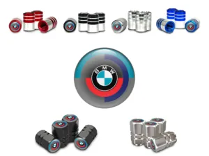 BMW Copri Valvola Auto Finish Lega